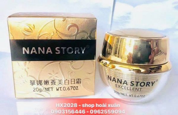 [Hcm]Kem Dưỡng Trắng Da Phục Hồi Tái Tạo Da Hư Tổn Nana Story Excellent Taiwan Kem Ngọc Trai - Hx2028 - Làm Đẹp / Chăm Sóc Da Mặt / Chăm Sóc Da Chuyên Sâu / Dưỡng Da & Serum Chuyên Sâu