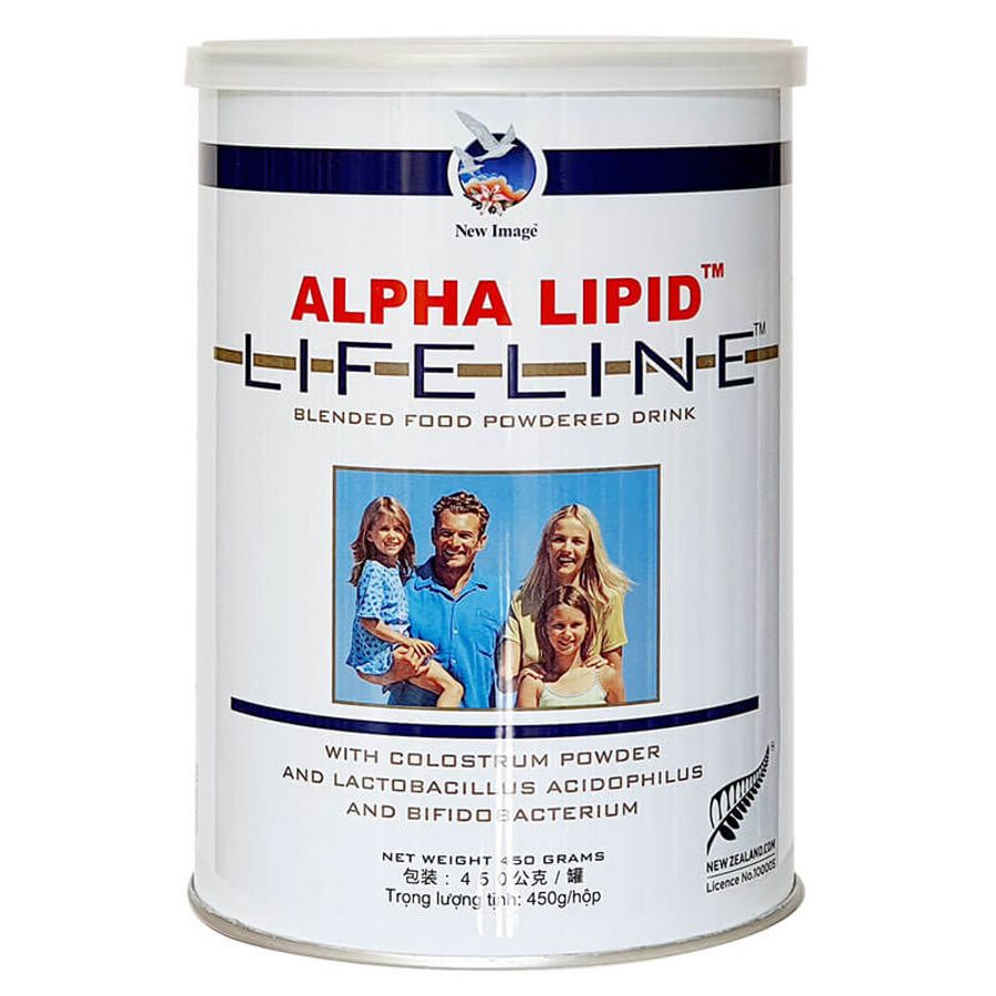 [CHÍNH HÃNG FULL CODE] Sữa non Alpha Lipid Lifeline 450g - Hỗ Trợ Tăng Cường Sức Khỏe Toàn Diện