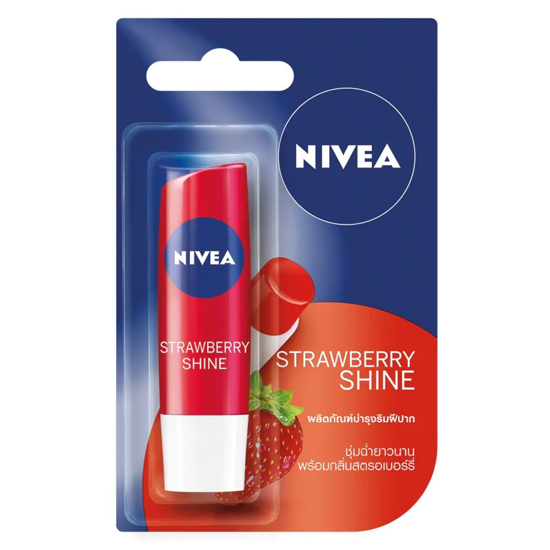 Son Dưỡng Môi Trái Cây Nivea Shine Lip Balm 4.8g Hasaki sản phẩm chính hãng