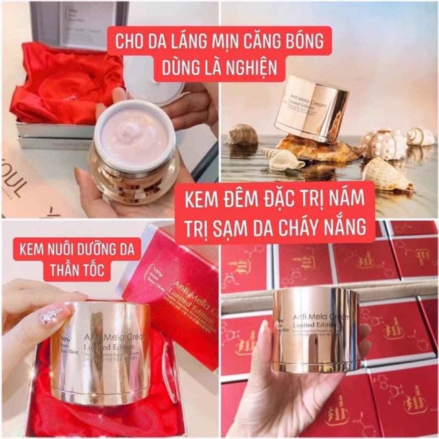 Kem Nám Da Huyết Tơ Tằm Anti Mela Cream 50G