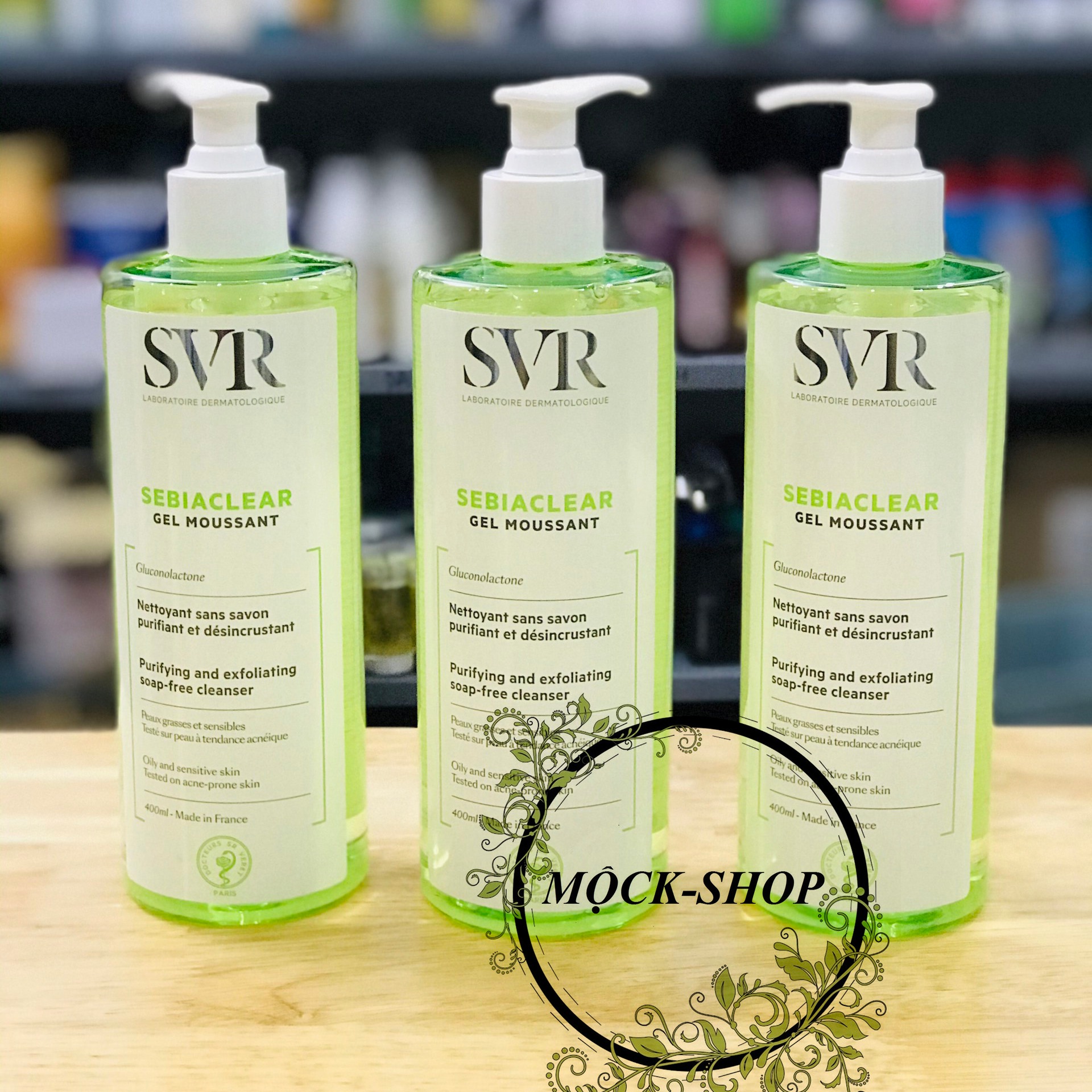 Sữa Rửa Mặt SVR Không Chứa Xà Phòng Cho Da Dầu Sebiaclear Gel Moussant