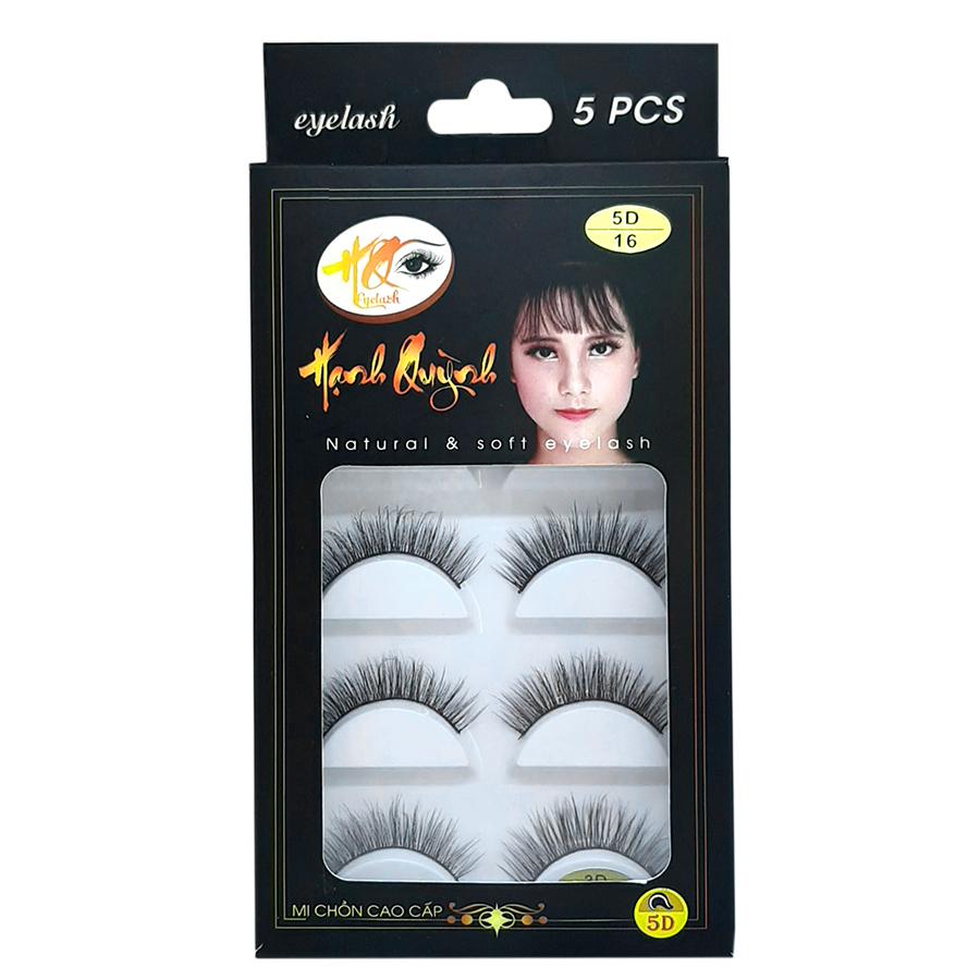 5 cặp lông mi giả tự nhiên và cong Natural & Soft Eyelash (số 16)