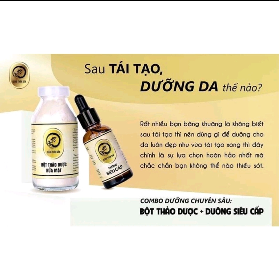 [Chính Hãng] Combo Dưỡng Da Hoàng Thiên Sâm - Giúp Phục Hồi Làn Da Trắng Hồng Rạng Rỡ