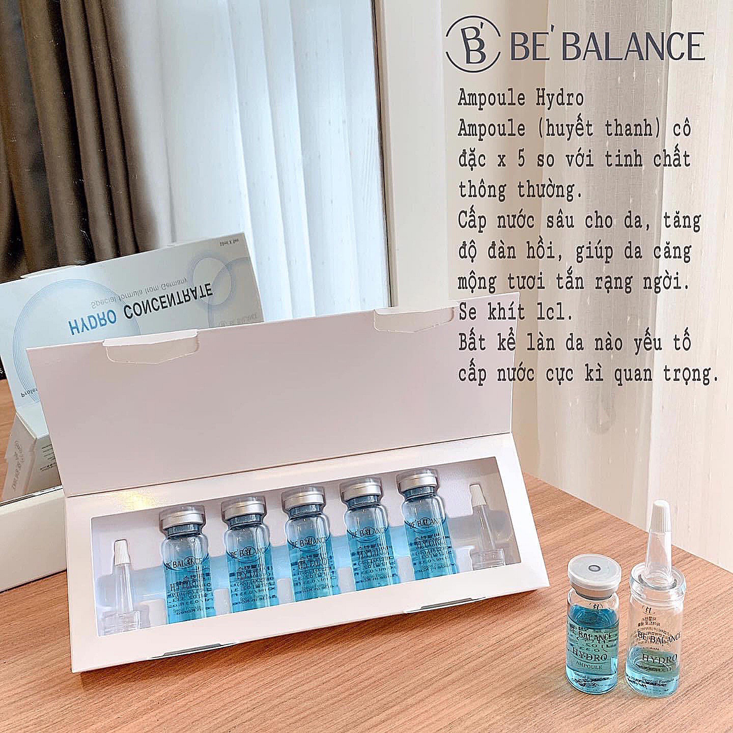 Huyết Thanh Cấp Nước Be’balance Hydro Ampoule (Xanh)