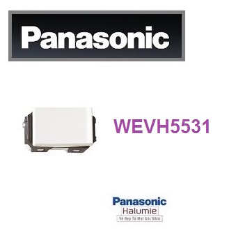 PANASONIC - Halumie - Công tắc 1 chiều / Công tắc ĐÈN / WEVH5531 / WEVH5521 / WEVH5511 (Sử dụng cho : Series WIDE / Halumie / BS Type / Minerva / Moderva)