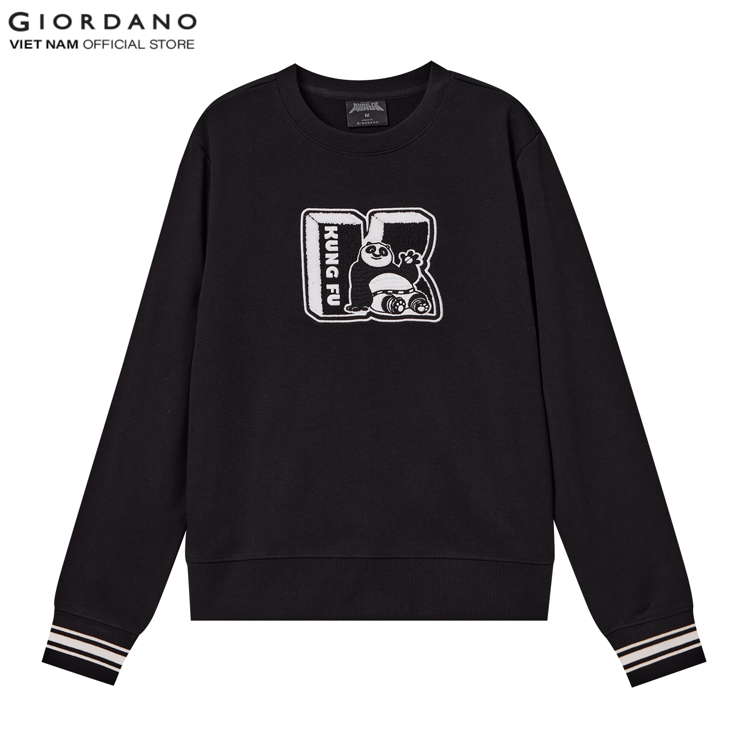 Áo Thun Nữ Dài Tay Kungfu Panda Pullover Giordano 05395624