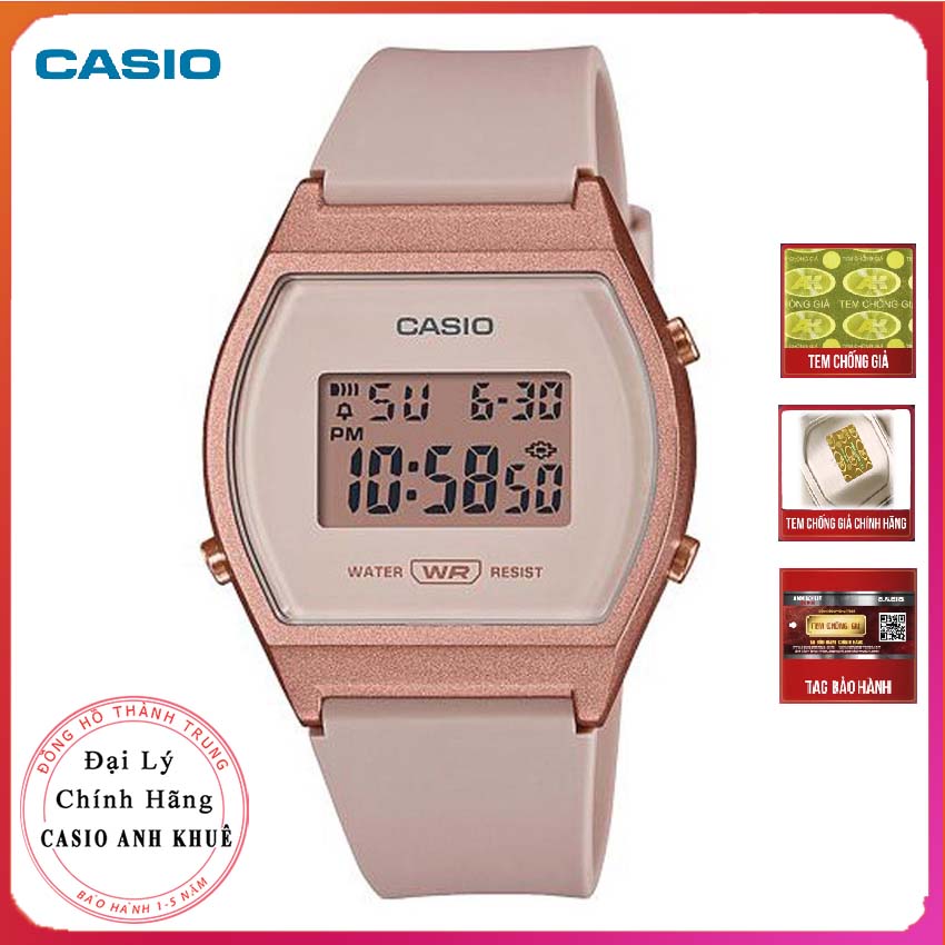 Đồng hồ đeo tay nữ chính hãng Casio LW-204-4ADF dây nhựa