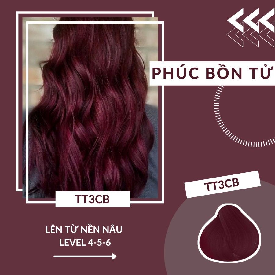 [Siêu Sale] [Giá Sốc] [Hot] Thuốc Nhuộm Tóc Đỏ Phúc Bồn Tử Của Tt3Cb Lên Từ Nền Nâu Không Cần Tẩy