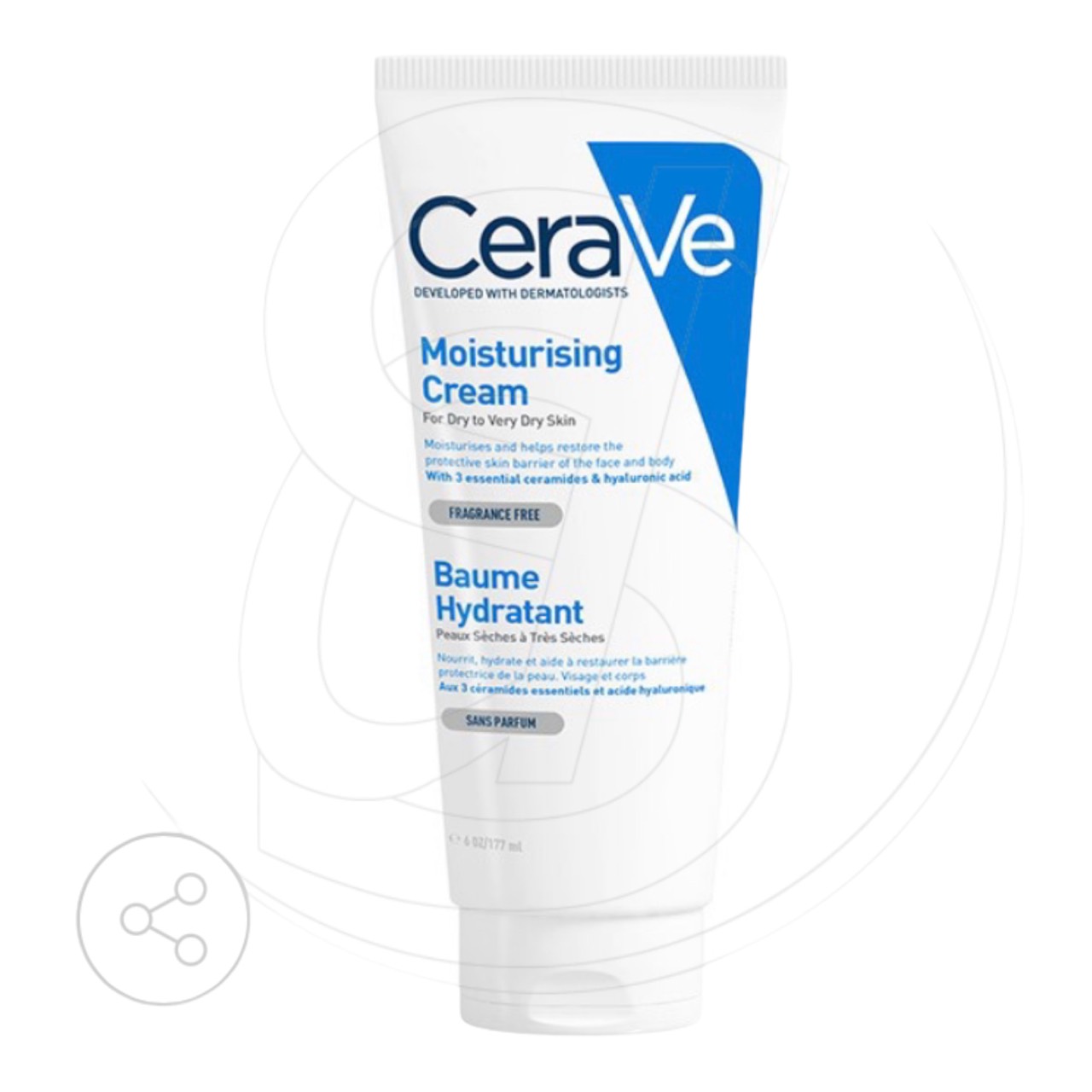 Kem Dưỡng Ẩm Cấp Nước Cho Da Khô Nhạy Cảm Cerave Baume Hydratant 177Ml - Bill Mua Tại Pháp