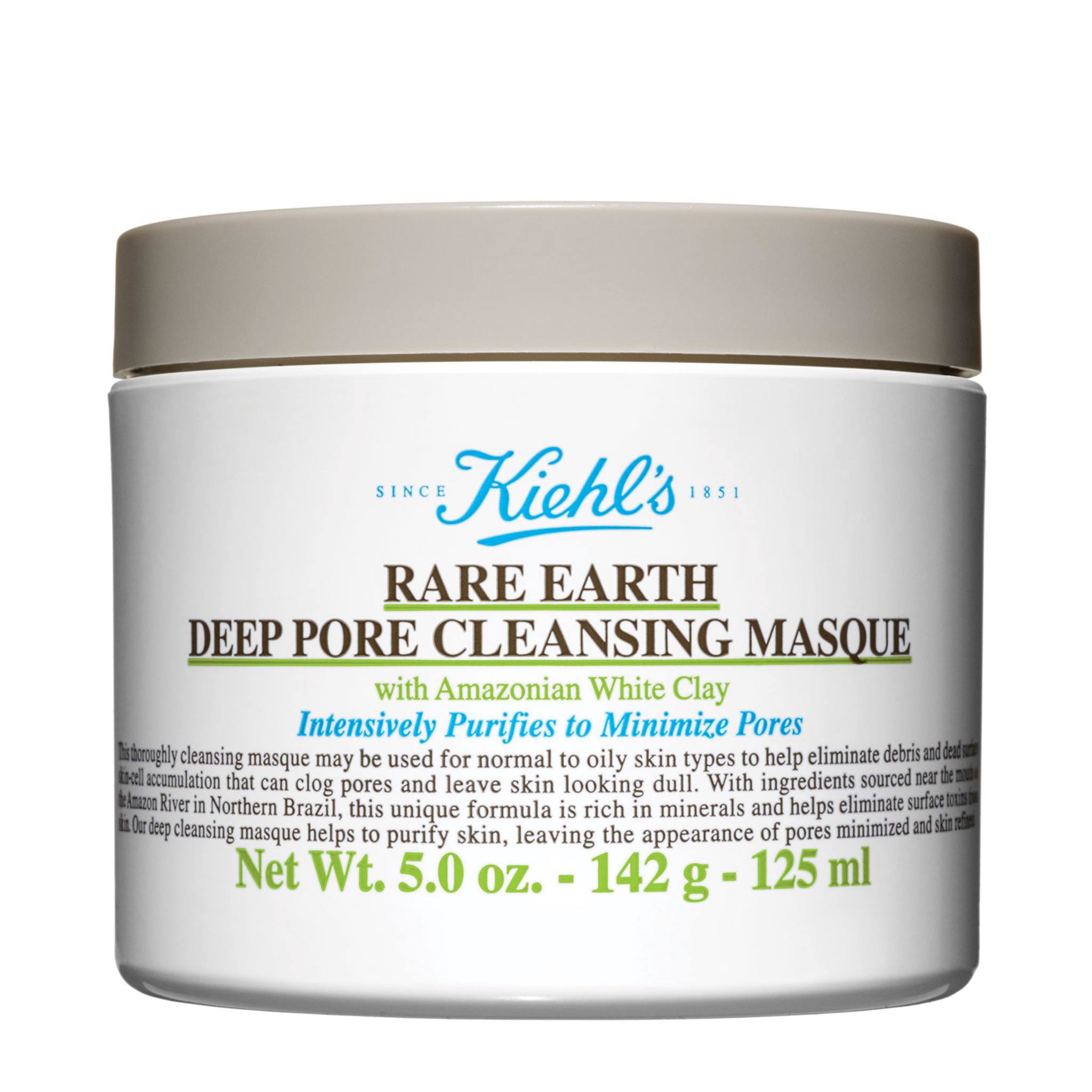 [HCM]Mặt Nạ Đất Sét Kiehls Rare Earth Deep Pore 125ml kiểm soát nhờn mụn
