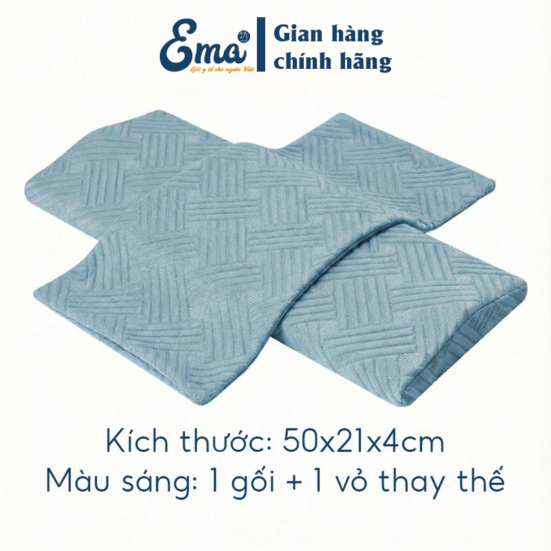 Đệm kê thắt lưng Ema - Giảm đau thoát vị đĩa đệm hỗ trợ ngủ ngon