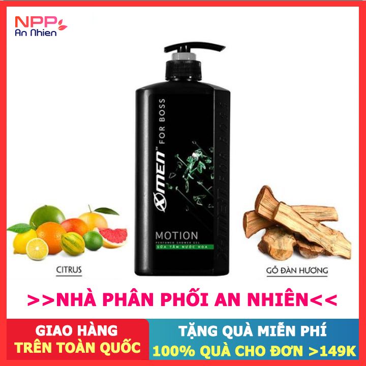 Sữa Tắm Nước Hoa X - Men For Boss Motion 650G - Npp An Nhiên