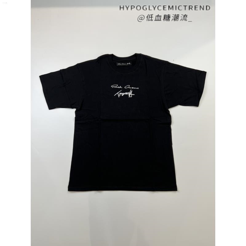 [Spot] Rick Owens/RO X Tommy Cash Embroidery Offset Graffiti Short-Sleeved T-Shirt