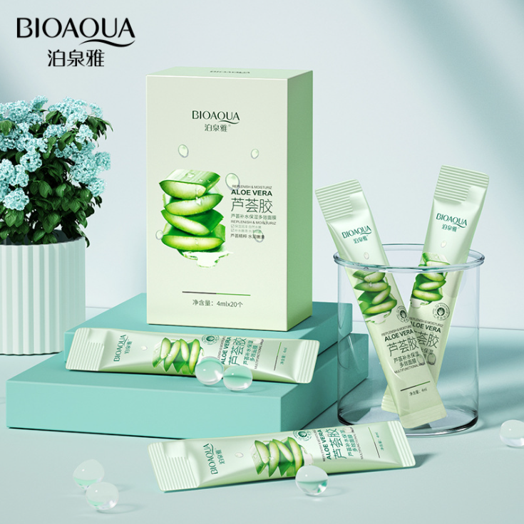 Combo 20 Gói Mặt Nạ Ngủ Lô Hội Bioaqua - Dưỡng Ẩm Cấp Ẩm Trắng Sáng Và Mịn Màng Kiểm Soát Dầu