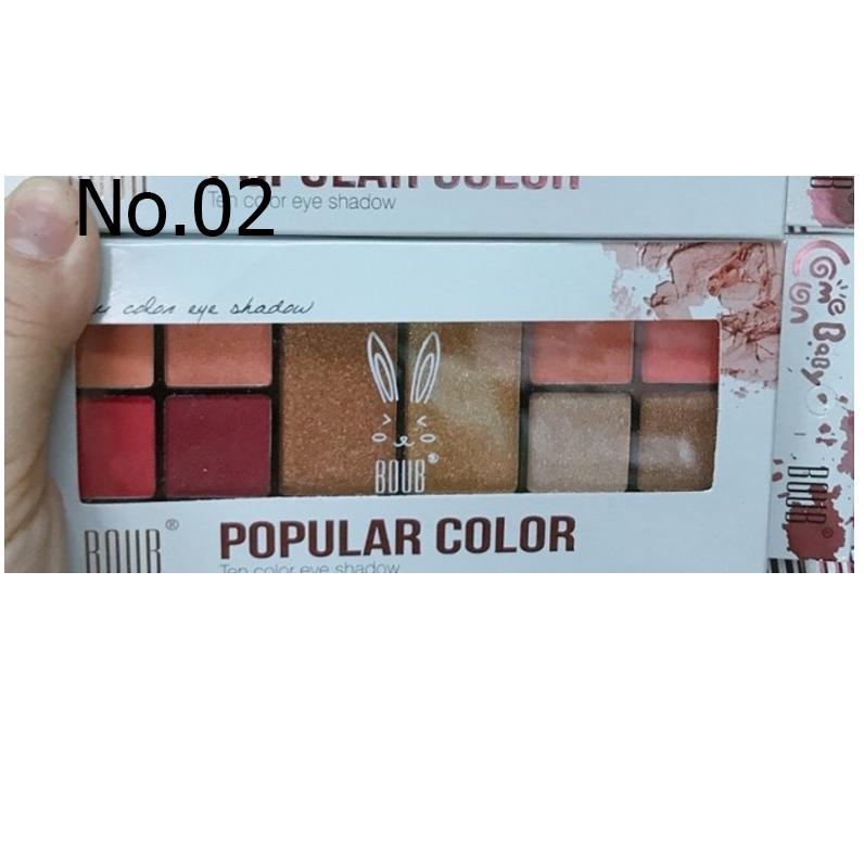 Phấn màu mắt 10 ô Popular Color Hàn Quốc
