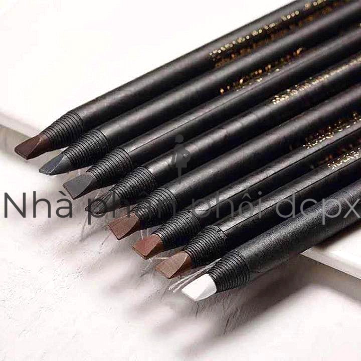 Chì Xé Kẻ Mày Cao Cấp Haozhuang Make Up Milano Eyebrow Pencil Siêu Mịn Bền Màu Hep1