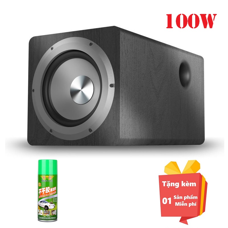 ( Quà tặng kèm Bình xịt tẩy keo dích trên vỏ ô tô ) Loa siêu trầm Subwoofer SU650D công suất lớn 100