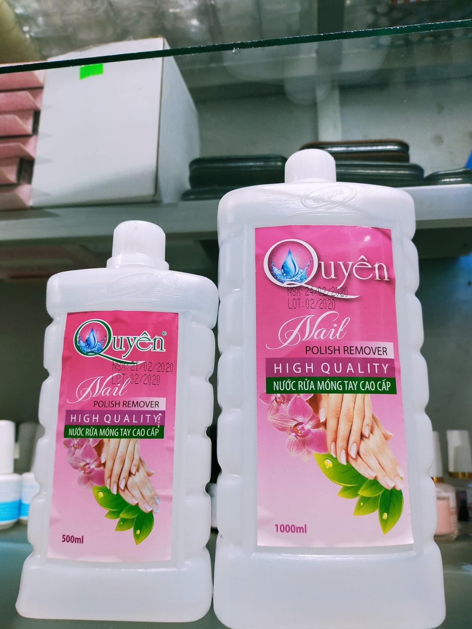 Nước Rửa Móng Axiton Chai To 1000Ml