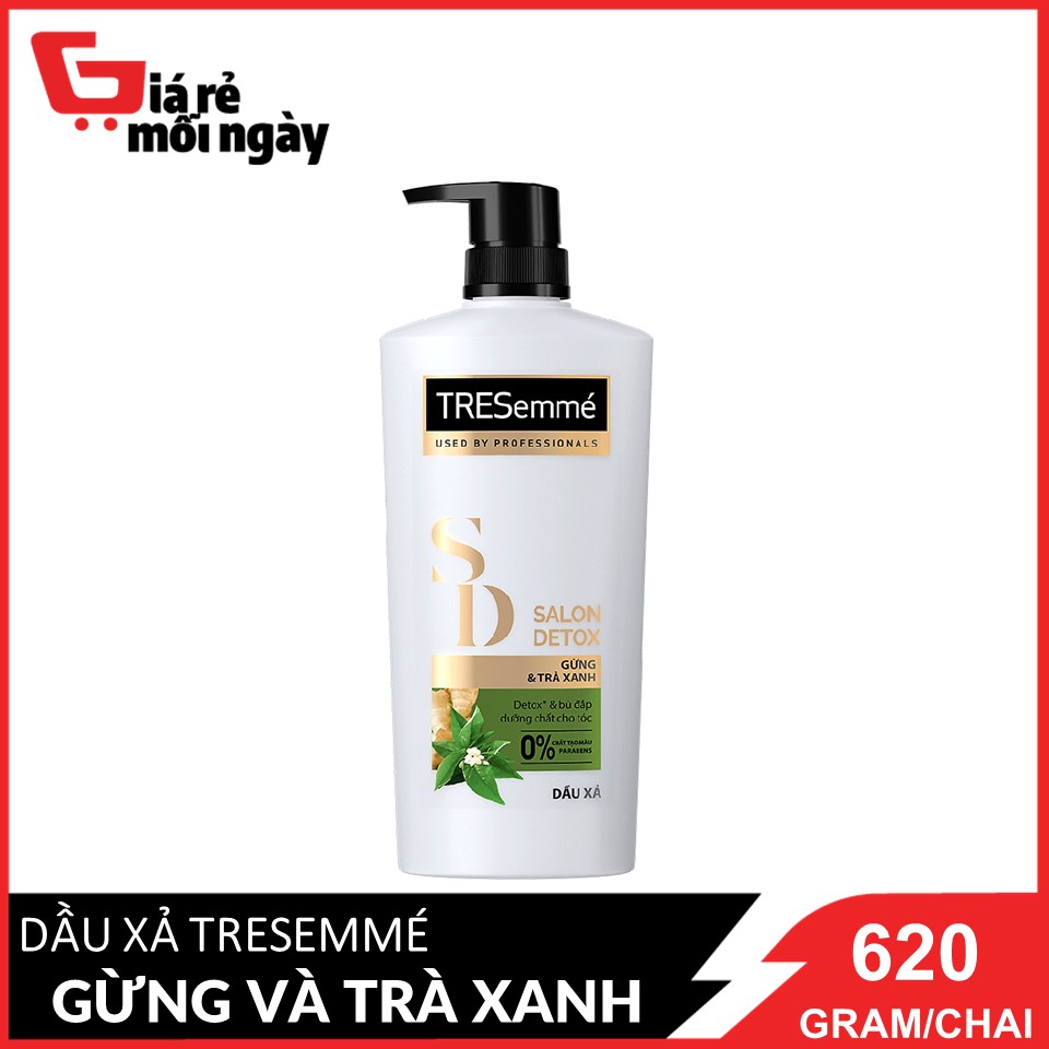 [Hcm]Dầu Xả Tresemme Gừng Và Trà Xanh 620G