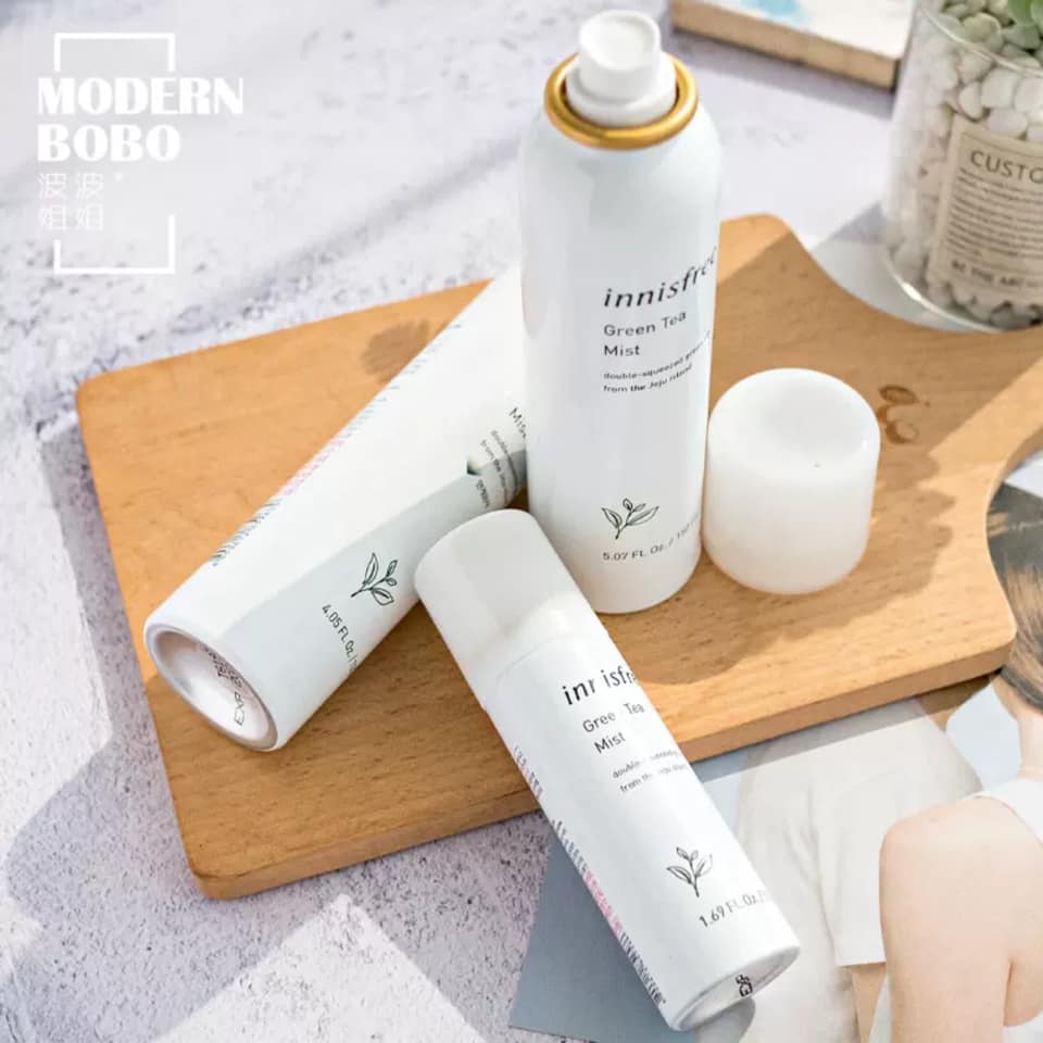 [Hcm]Xịt Khoáng Trà Xanh Innisfree Green Tea - Dịu Mát Làn Da Cấp Ẩm Tức Thì