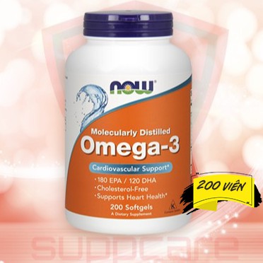 Now Omega 3 | Vitamin Bổ Mắt Sáng Mắt [200 Viên] - Hàng Chính Hãng Tại Suppcare Store