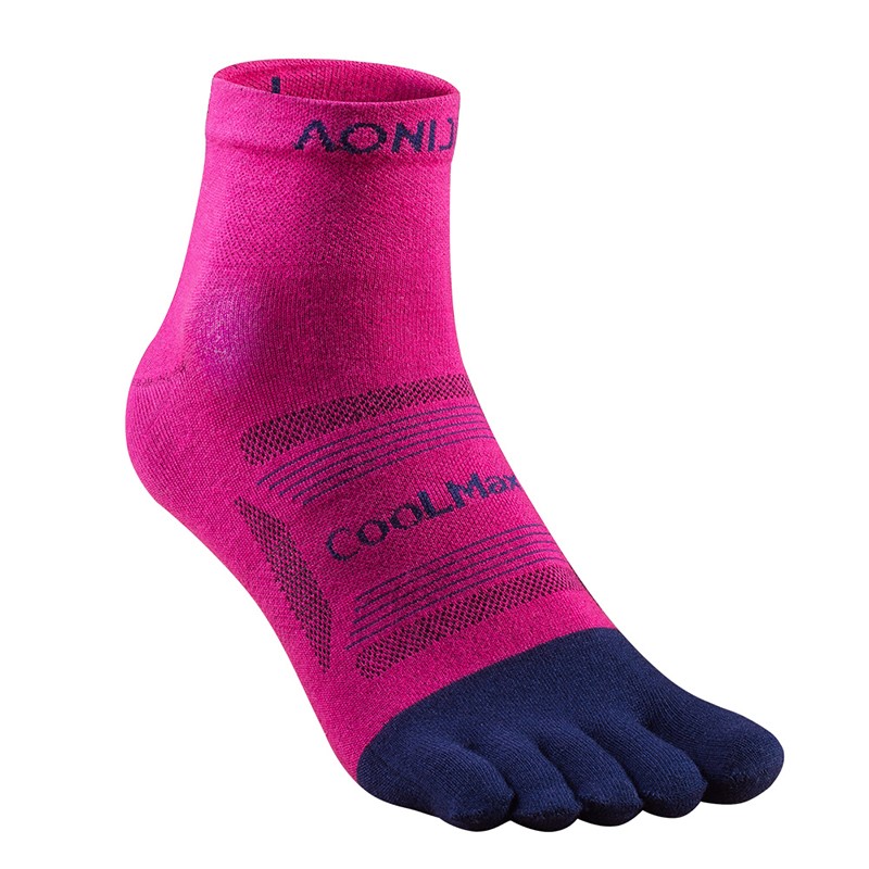 Tất Xỏ Ngón Cổ Thuyền Thể Thao Chạy Bộ Marathon Chạy Trail Đi Bộ Đường Mòn Aonijie E4802