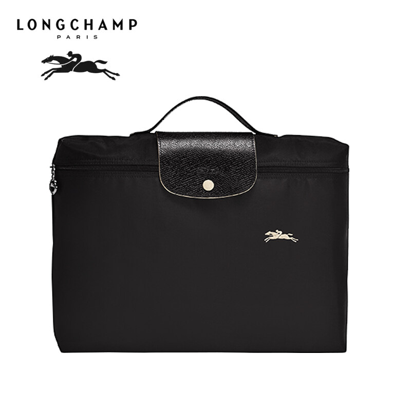 [Spot] Cặp tài liệu chính hãng 100% top-1longchamp chính hãng l2182 Le pliage Club Túi đựng laptop c