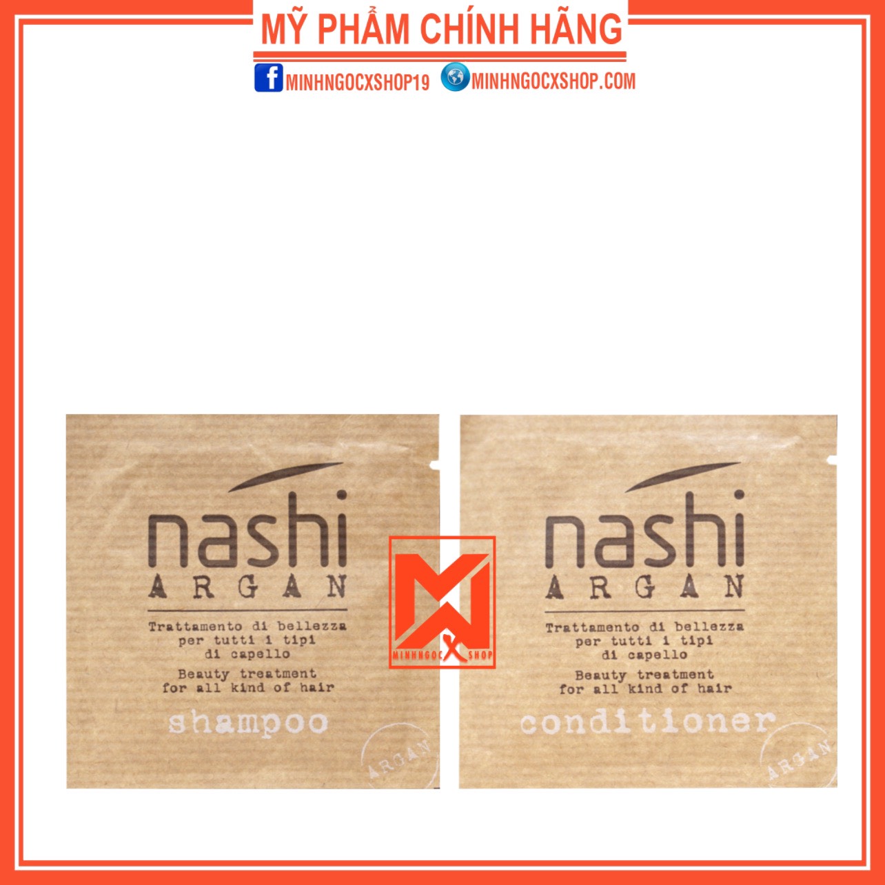 Dầu Gội Xả Nashi Try Me Kit 15Ml Chính Hãng