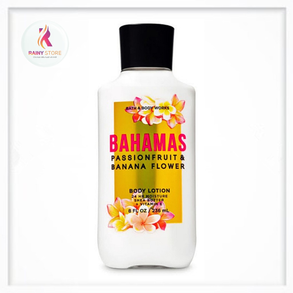 [Hcm]Sữa Dưỡng Thể Bath & Body Works Bahamas Passionfruit & Banana Flower 236Ml