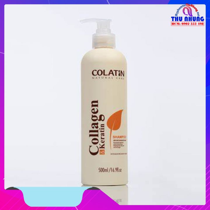 Dầu Gội Colatin Collagen Cho Tóc Khô Hư Tổn 500Ml