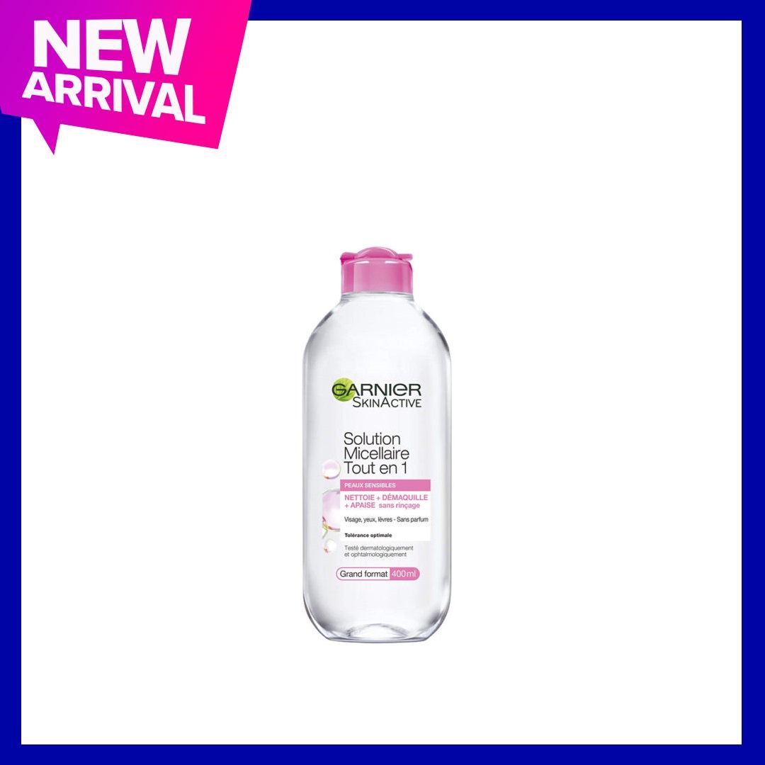 [HCM]Nước tẩy trang Garnier Micellar Cleansing Water cho da nhạy cảm (400ml)