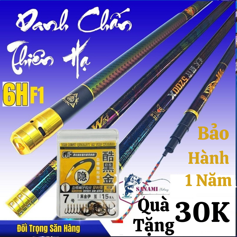 [BH 1 năm 1 lóng] Cần Câu Tay Danh Chấn Thiên Hạ 6H 5200X5H 4200X [CÓ BÁN LÓNG THAY THẾ ] CT61  - Sa