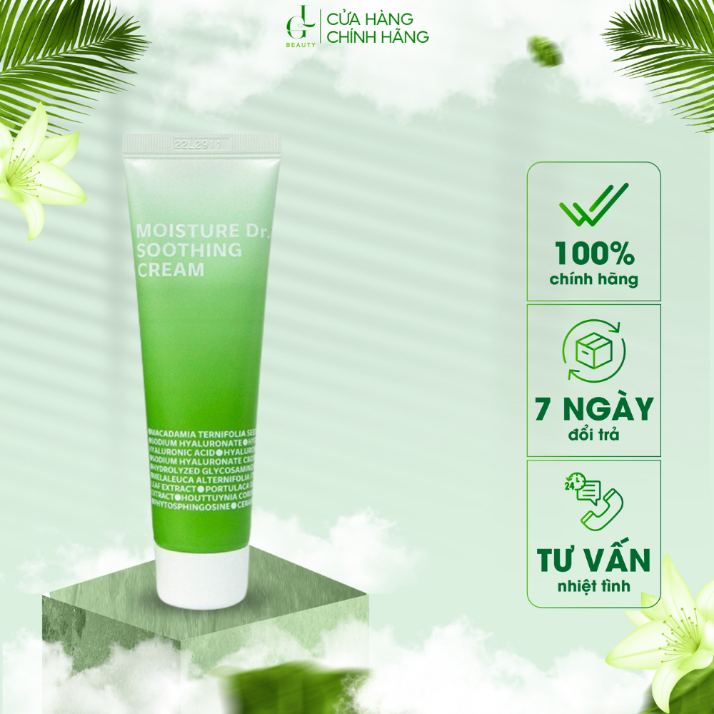 Kem Dưỡng Cấp Ẩm Sâu Làm Dịu Và Phục Hồi Da Isoi Moisture Dr. Cream 70g Và Soothing Cream 50ml