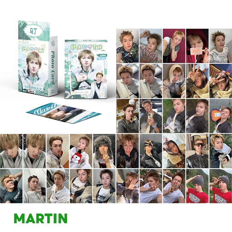 Set 50 photo card unoff Hologram CORTIS - MARTIN 2026