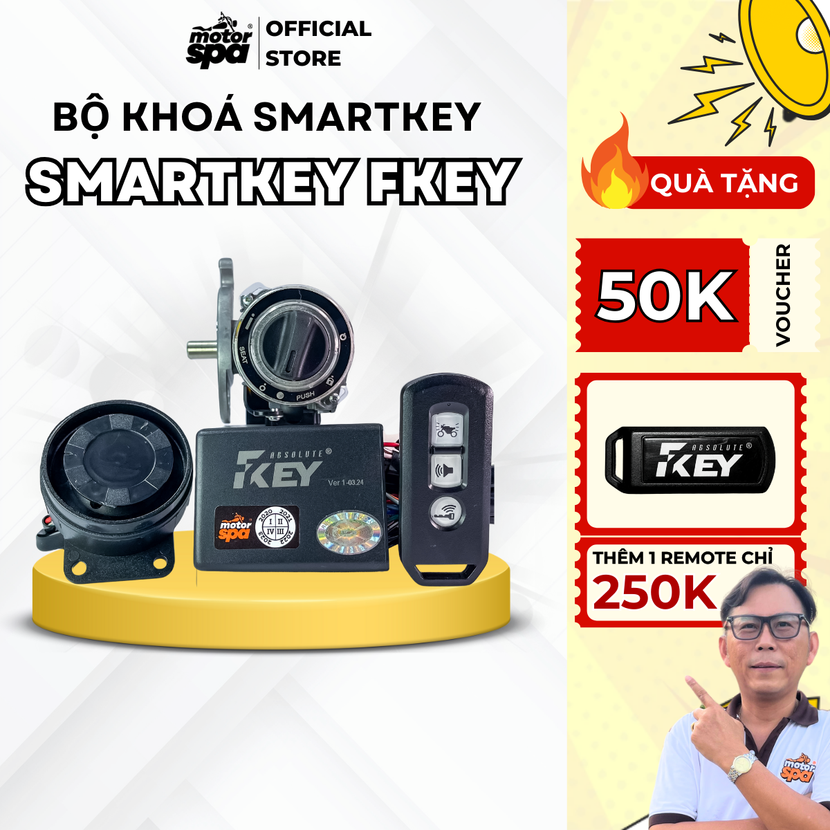 Smartkey Fkey - Exciter 150 Sirius Fi Jupiter Fi...