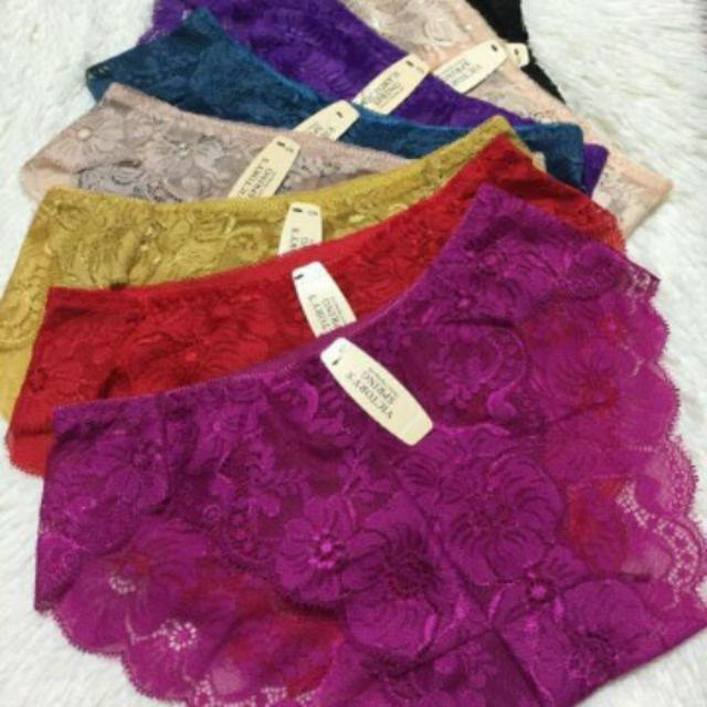 Set 5 Quần Lót Nữ Ren Hoa Hồng Đẳng Cấp Phụ Nữ Đẹp 102N99