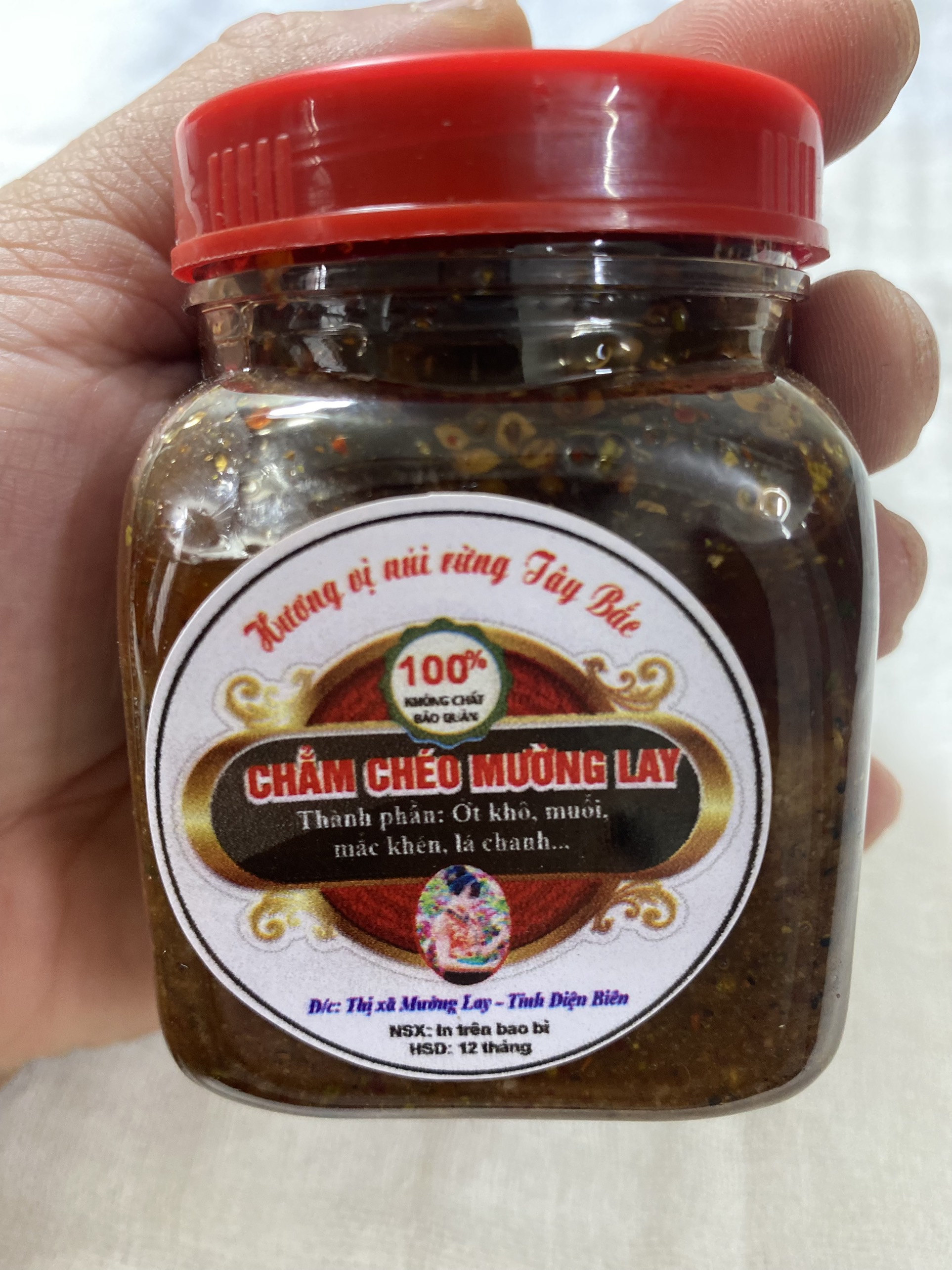 Chẩm chéo ướt lọ 250g muối chấm chẩm chéo gia vị chấm thịt gà thịt luộc trâu gác bếp hoa quả đặc sản