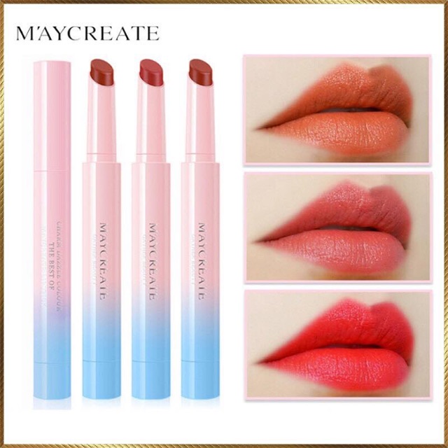 Son Môi Dưỡng Ẩm Bền Màu Maycreate Ngừa Khô Hanh Bong Tróc Cam Kết Hàng Đúng Mô Tả Chất Lượng Đảm Bảo An Toàn Cho Người Sử Dụng