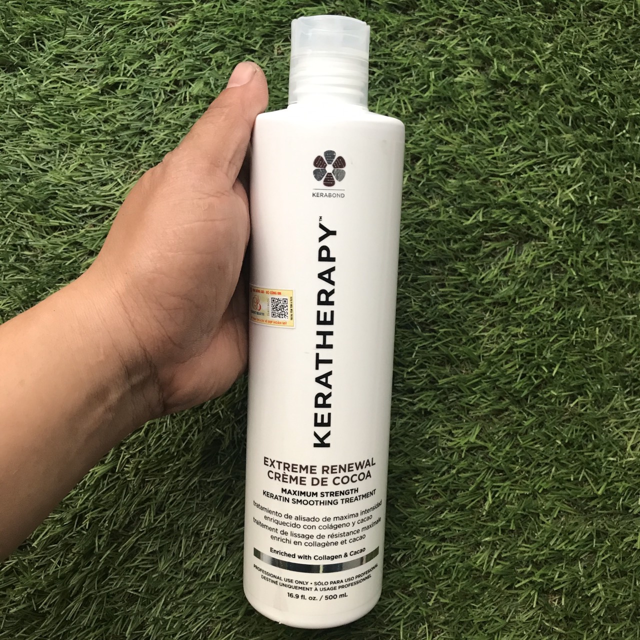 [HCM]Phục hồi keratin và làm thẳng tóc xoăn rối thành tóc thẳng KERATHERAPY EXTREME Renewal 500ml