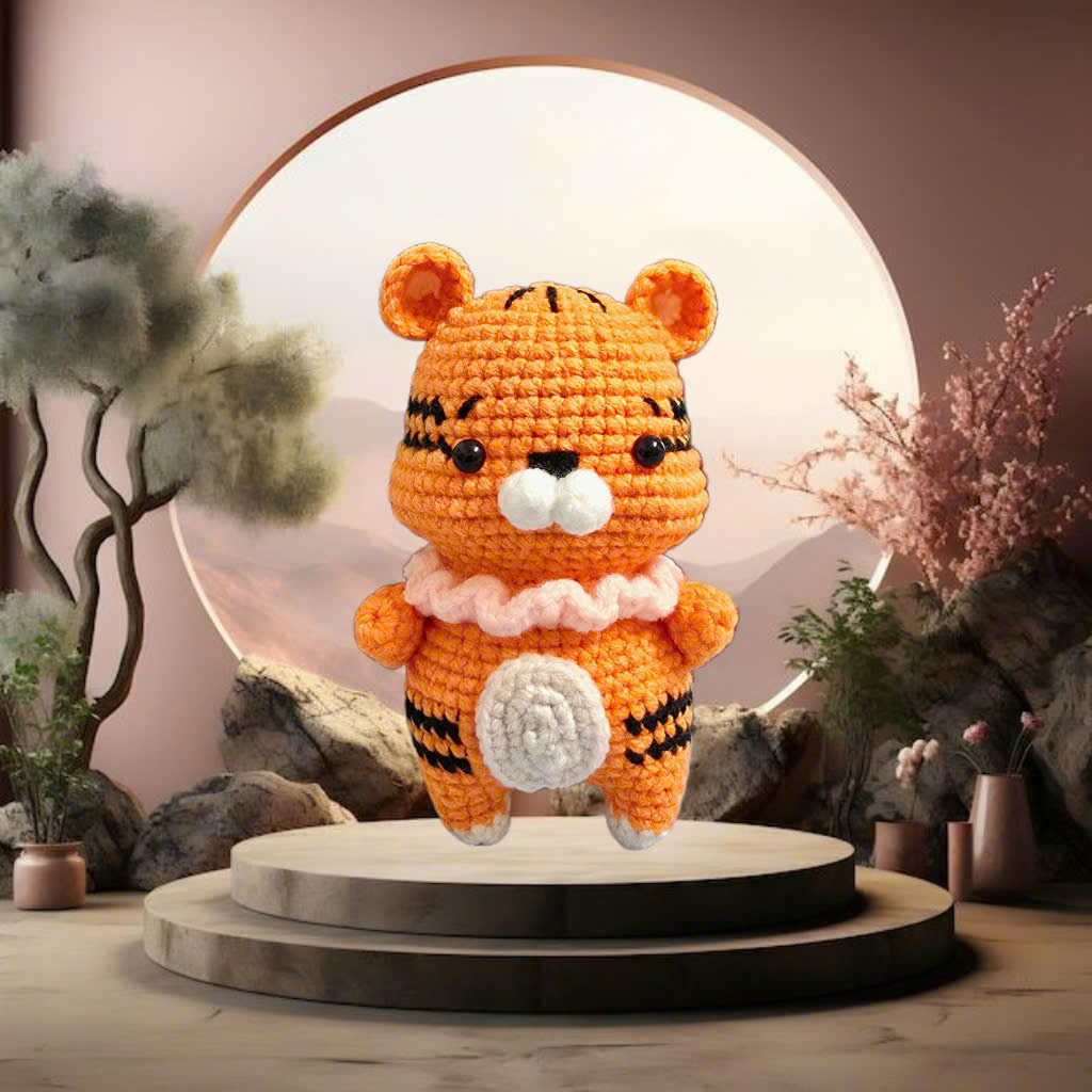 Móc khóa Handmade bằng Len [ 12 Con Giáp ] ~~ DẦN - CỌP