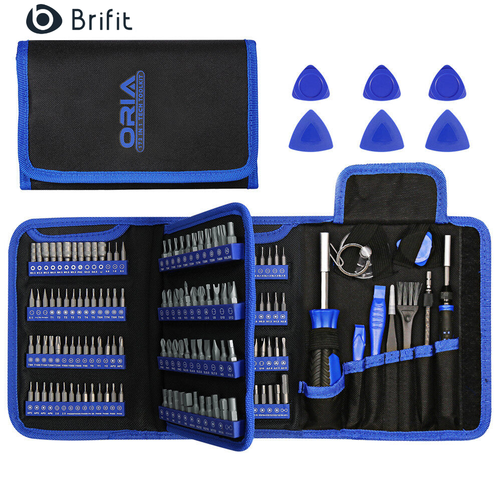 Brifit Bộ Tua Vít 172 Trong 1 Bộ Dụng Cụ Chuyên Nghiệp Bộ Trục Vít Chính Xác Từ Tính Với Mũi Khoan 1