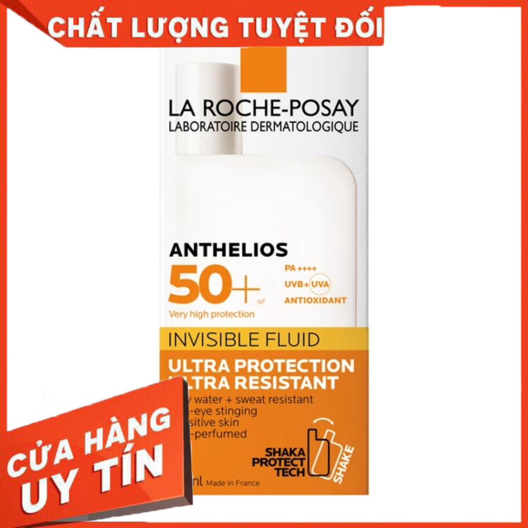 [Hcm]Kem Chống Nắng La Roche Posay Anthelios Invisible Fluid Ultra Protection Ultra Resistant 50 Ml