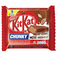 [Freeship]Bánh xốp phủ socola KitKat chunky gói 114g (38g x 3) socolaNestle