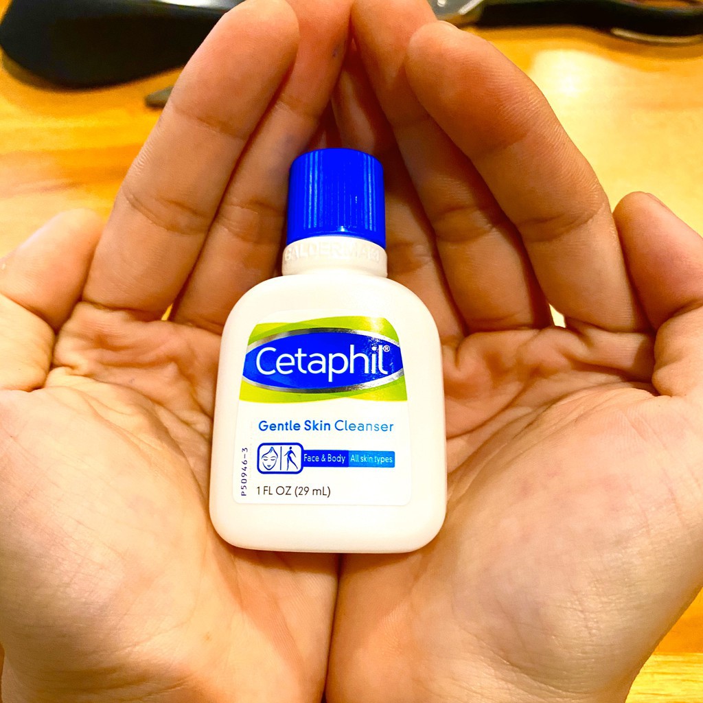 [HCM](CHÍNH HÃNG) Sữa rửa mặt làm sạch dịu nhẹ Cetaphil Gentle Skin Cleanser mini size 29ml