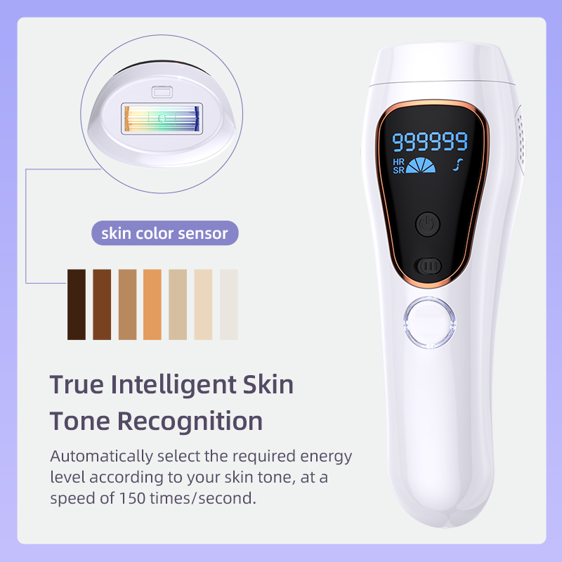 Máy triệt lông vĩnh viễn Công nghệ ánh sáng xung IPL Skin Color Recognition Hair Removal Device SL-B136 Tony Decor