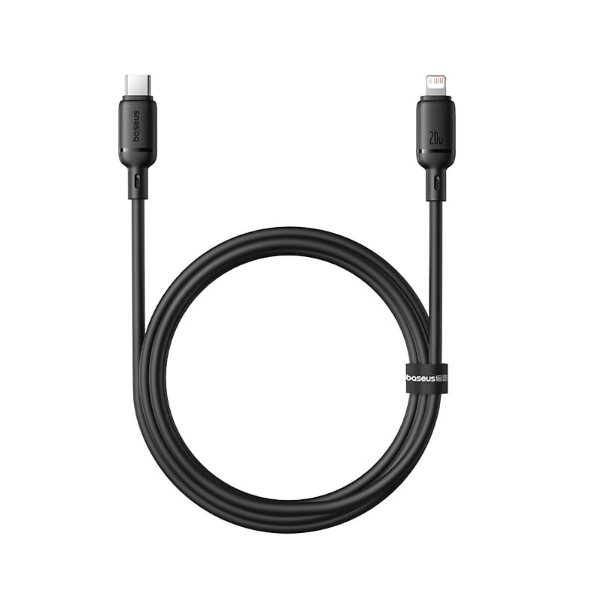 Cáp sạc nhanh Baseus silky series fast charging cable type-C to iPhone 20W- P10377700213-00