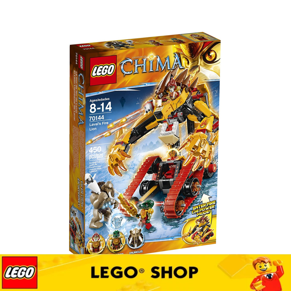 LEGO Chima 70144 Khối xây dựng đồ chơi Sư tử lửa Laval (450 miếng) Đảm bảo chính hãng từ Đan Mạch Khối xây dựng Đồ chơi Đồ Chơi Lắp Ráp