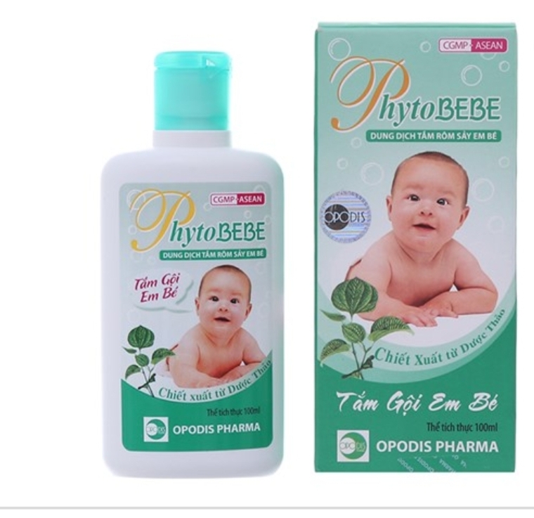 [Hcm]Dung Dịch Tắm Gội Em Bé Phytobebe 100Ml