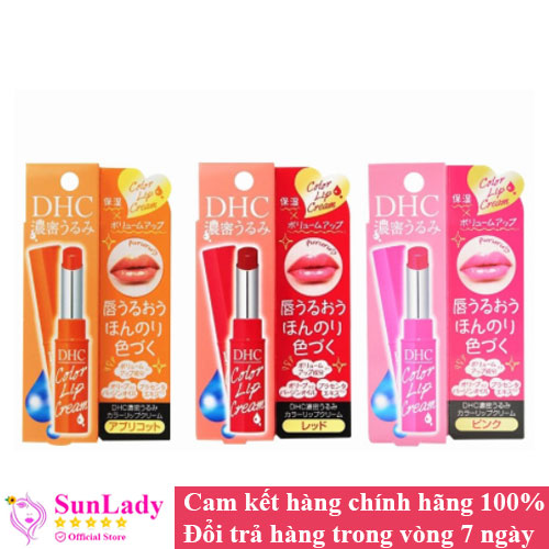 Son dưỡng môi có màu DHC Color Lip Cream của Nhật Bản