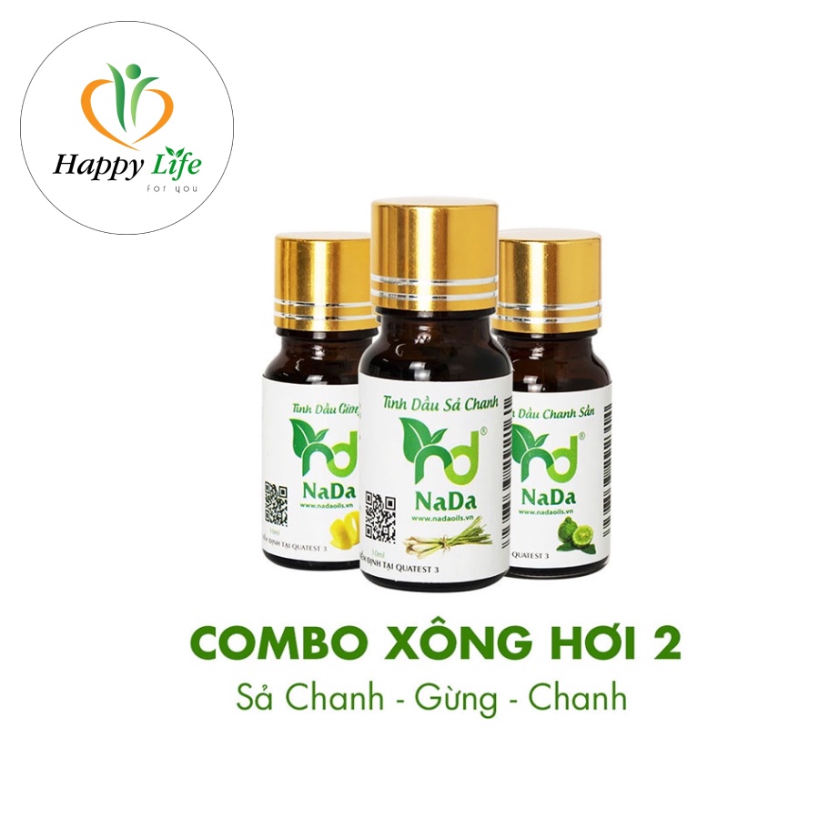 COMBO 3 CHAI TINH DẦU DÙNG ĐỂ XÔNG HƠI XÔNG MẶT